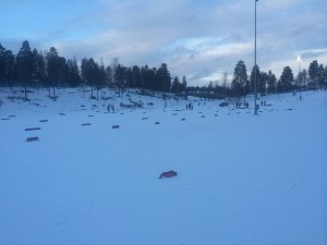 Skidstadion i Kalix, de hade tydligen gjort omfattade renoveringar för att kunna genomföra SM, vilket lyckades väldigt bra.