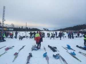 Innan Starten, inte så långt till täten.