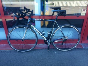 Cykeln redo innan hemfärd