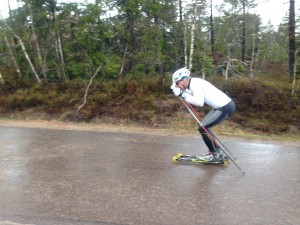 Jag staka på i slutet. Foto: Håkan Huselius