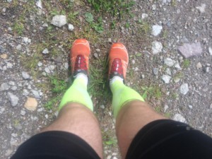 Dagens outfit, Salomons Sense Pro och Zero kompression.  