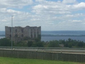 Vid Brahehus utanför Gränna, fin vy över Vättern och Visingsö. 