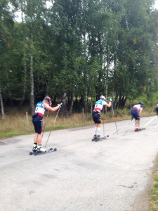 Ut på det andra varvet av Nybrorullen. Foto. Lotta Huselius